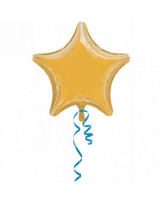 Fóliový balón zlatá hviezda 48cm