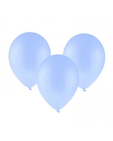 Latexové balóny pastelové - bledomodré 12'' 100ks