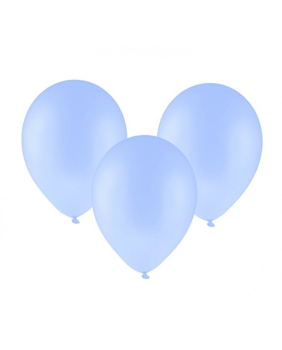 Latexové balóny pastelové - bledomodré 12'' 100ks