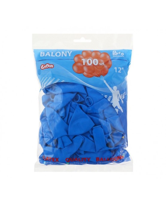 Latexové balóny pastelové - bledomodré 12'' 100ks