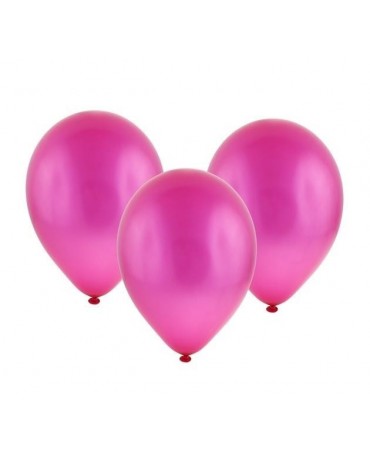 Latexové balóny metalické - tmavo ružové 12''100ks