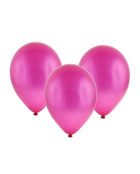 Latexové balóny metalické - tmavo ružové 12''100ks