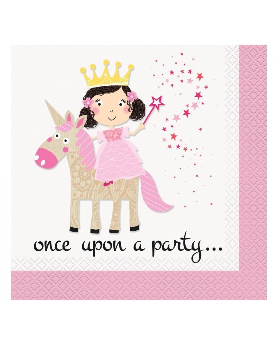 Servítky princezná 33x33cm 16ks