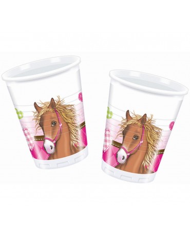 Poháriky koník 8ks