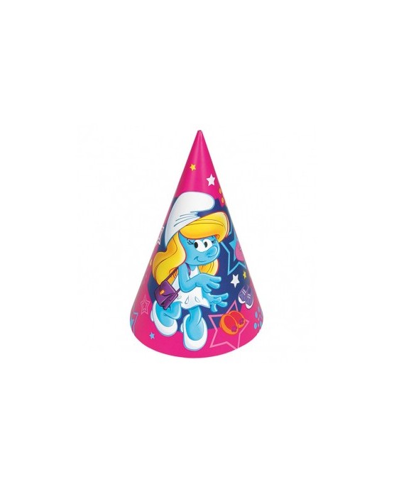 Klobúčiky Šmolkovia 8ks