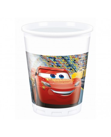 Plastové poháriky McQueen 200ml 3ks
