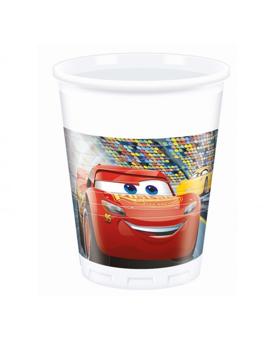 Plastové poháriky McQueen 200ml 3ks