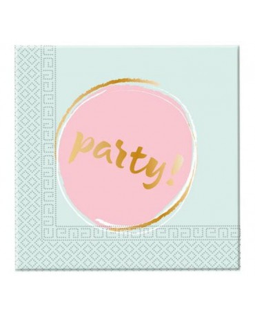 Servítky papierové party 33x33cm 20ks