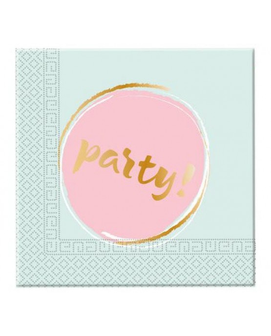 Servítky papierové party 33x33cm 20ks