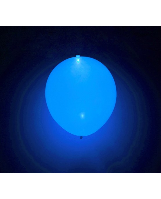 Svietiace balóniky modré 4ks