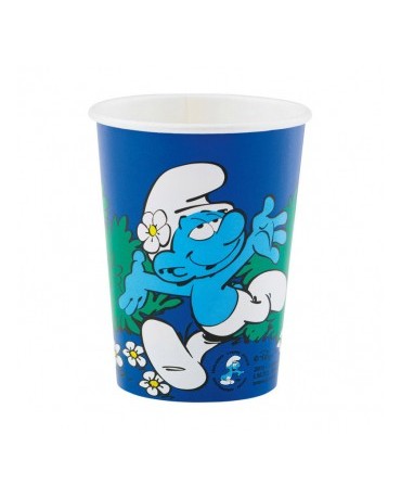 Poháre Šmolkovia modré 266ml 8ks