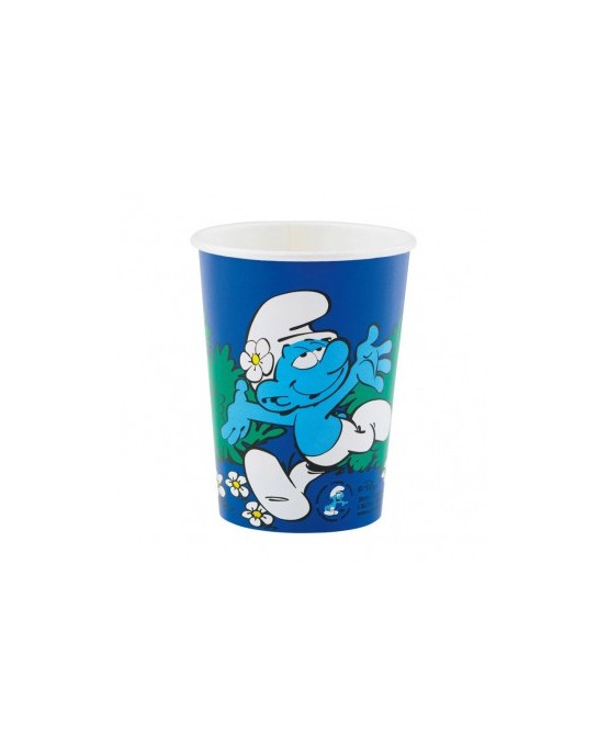 Poháre Šmolkovia modré 266ml 8ks
