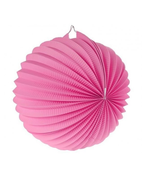 Dekorácia guľa ružová 25cm 1ks