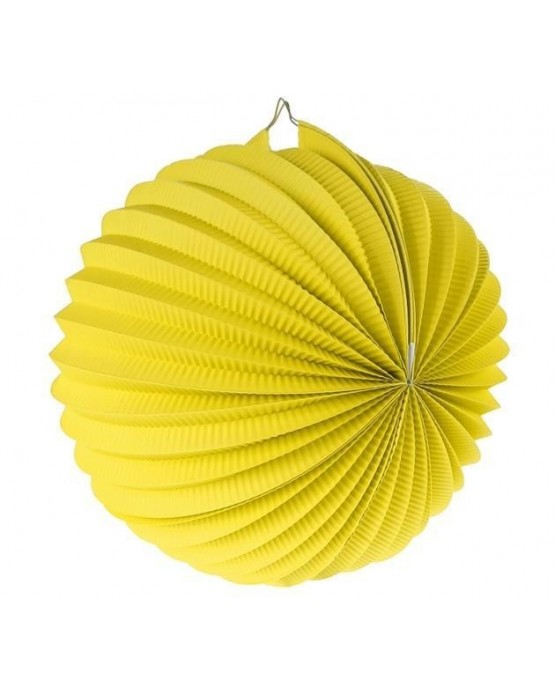 Dekorácia guľa žltá 25cm 1ks