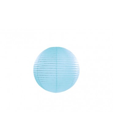 Dekorácia - lampión- modrá lopta 25cm