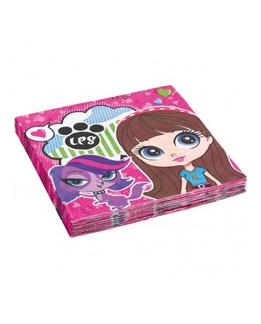 Servítky Littlest Pet Shop 33cm -20ks