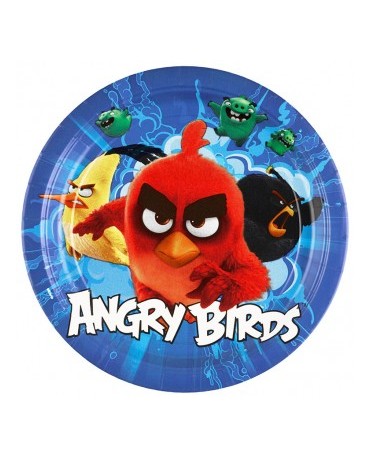 Tanieriky Angry Birds Movie - 23cm - 8 ks
