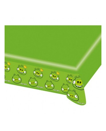 Obrus Angry Birds zelený- 120 x 180 cm - 1 ks/P134