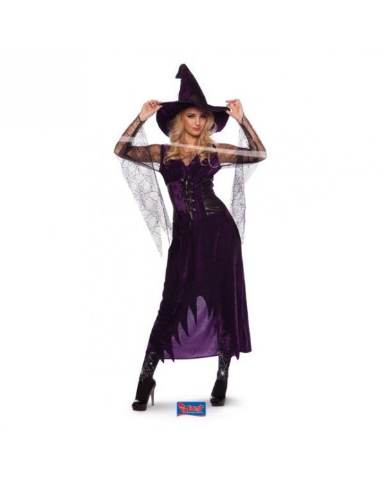 Kostým čarodejnica fialový L/XL