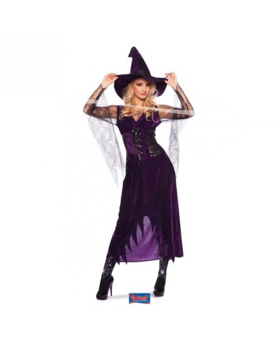 Kostým čarodejnica fialový S/M