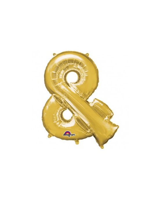 Fól. balón - zlatý znak  and  27 x 35cm 1ks