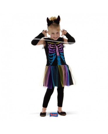 Kostým kostry dievčenský