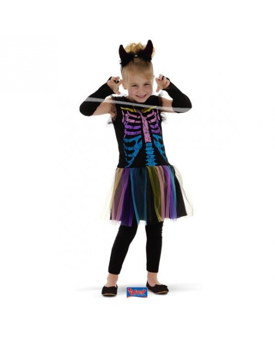 Kostým kostry dievčenský