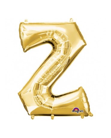 Fóliový balón - zlaté  Z 25x35cm
