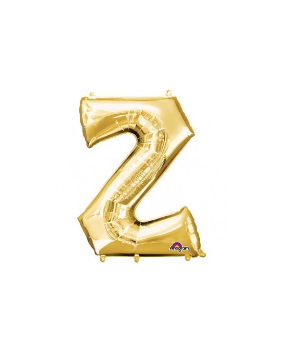 Fól. balón - zlaté  Z    25x33cm 1ks