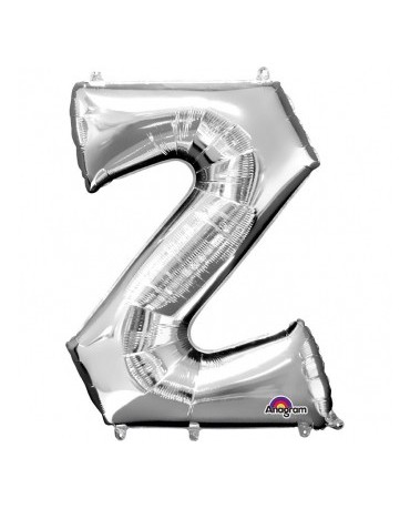 Fól. balón - strieborné  Z    25x33cm 1ks