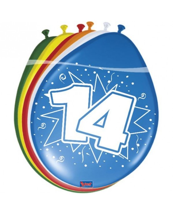 Latexové balóniky 14yo 30 cm 12ks