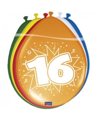 Latexové balóniky 16yo 30 cm 12ks