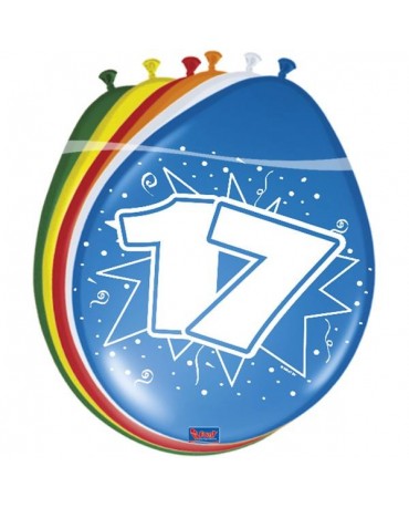 Latexové balóniky 17yo 30 cm 12ks