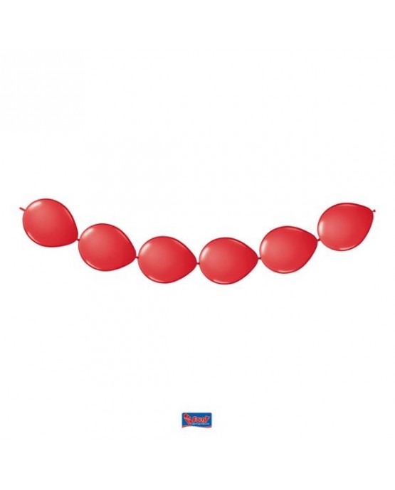 Latexové balóniky červené 3m 8ks