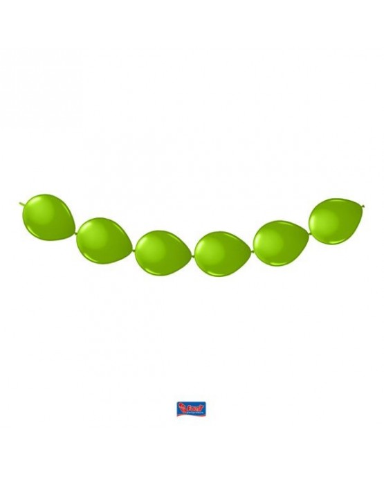 Latexové balóniky zelené 3m 8ks