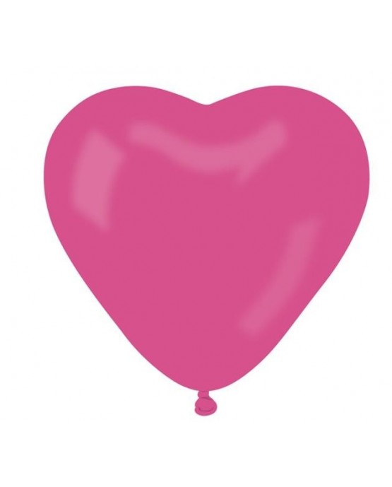 Latexové balóny srdce- ružové 10" 10ks
