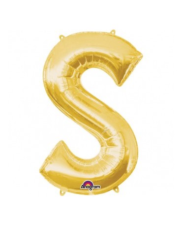 Fól. balón - zlaté S    20x33cm 1ks