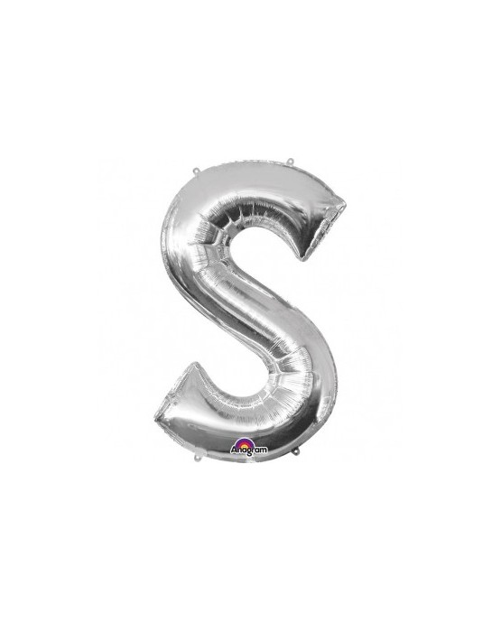 Fól. balón - strieborné S    20x33cm 1ks
