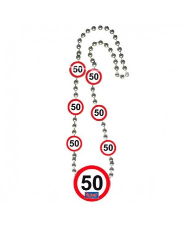 Náhrdelník 50 dopravná značka