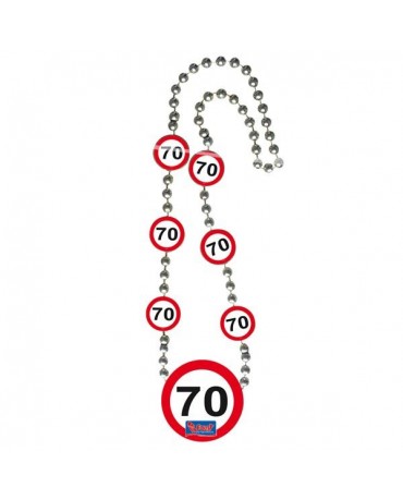 Náhrdelník 70 dopravná značka