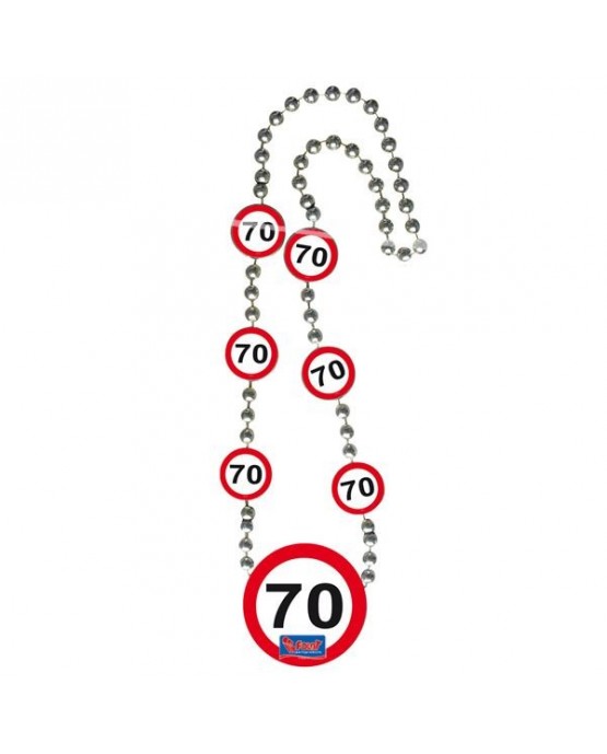 Náhrdelník 70 dopravná značka