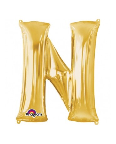 Fól. balón - zlaté N    27x33cm 1ks