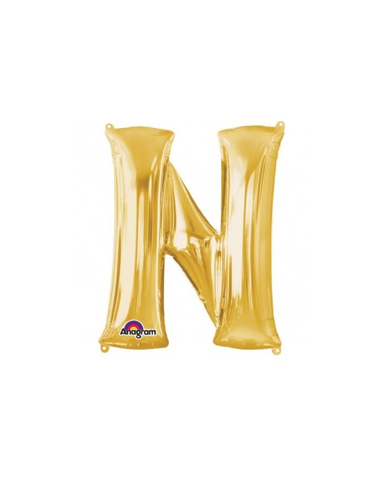 Fól. balón - zlaté N    27x33cm 1ks