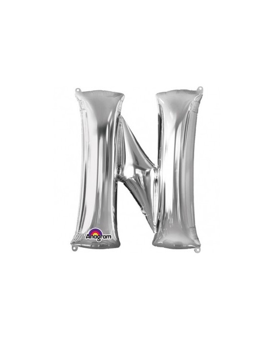 Fól. balón - strieborné N    27x33cm 1ks