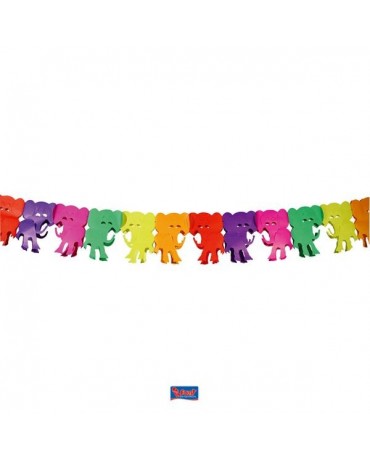 Papierová girlanda sloník 6m