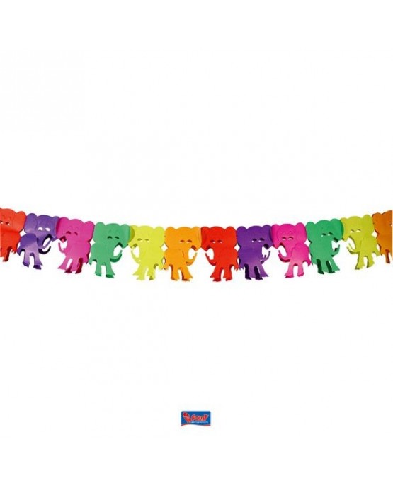 Papierová girlanda sloník 6m