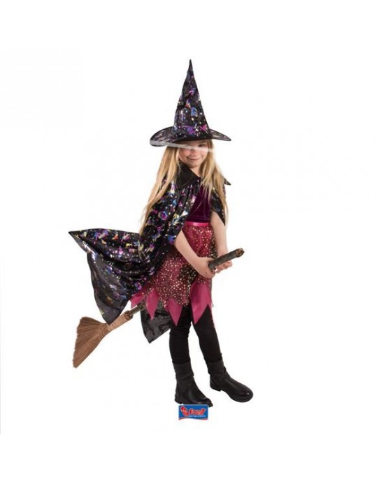 Plášť holografický s klobúkom