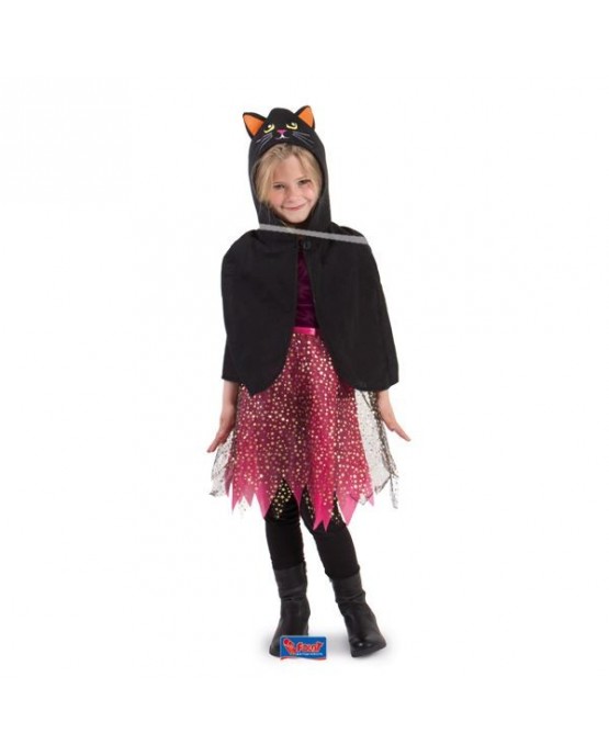 Plášť mačička čierny