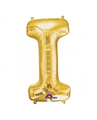 Fól. balón - zlaté I   17x33cm 1ks