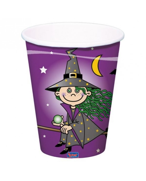 Poháriky čarodejnica 250ml 8ks